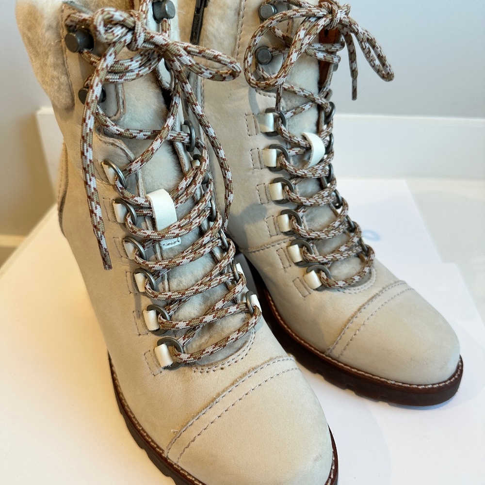 FRYE Winter White Boots